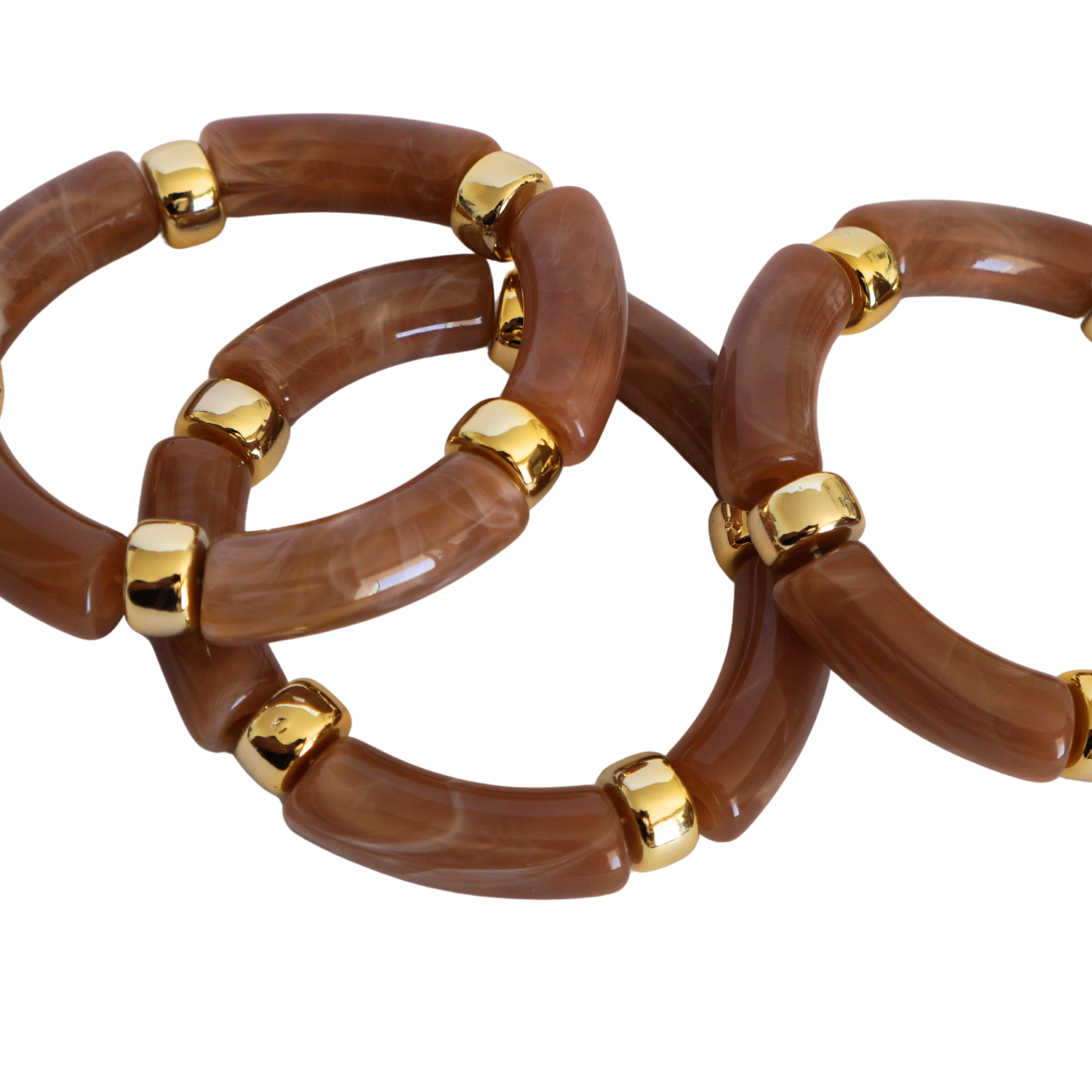 Pulsera set - Caramelo