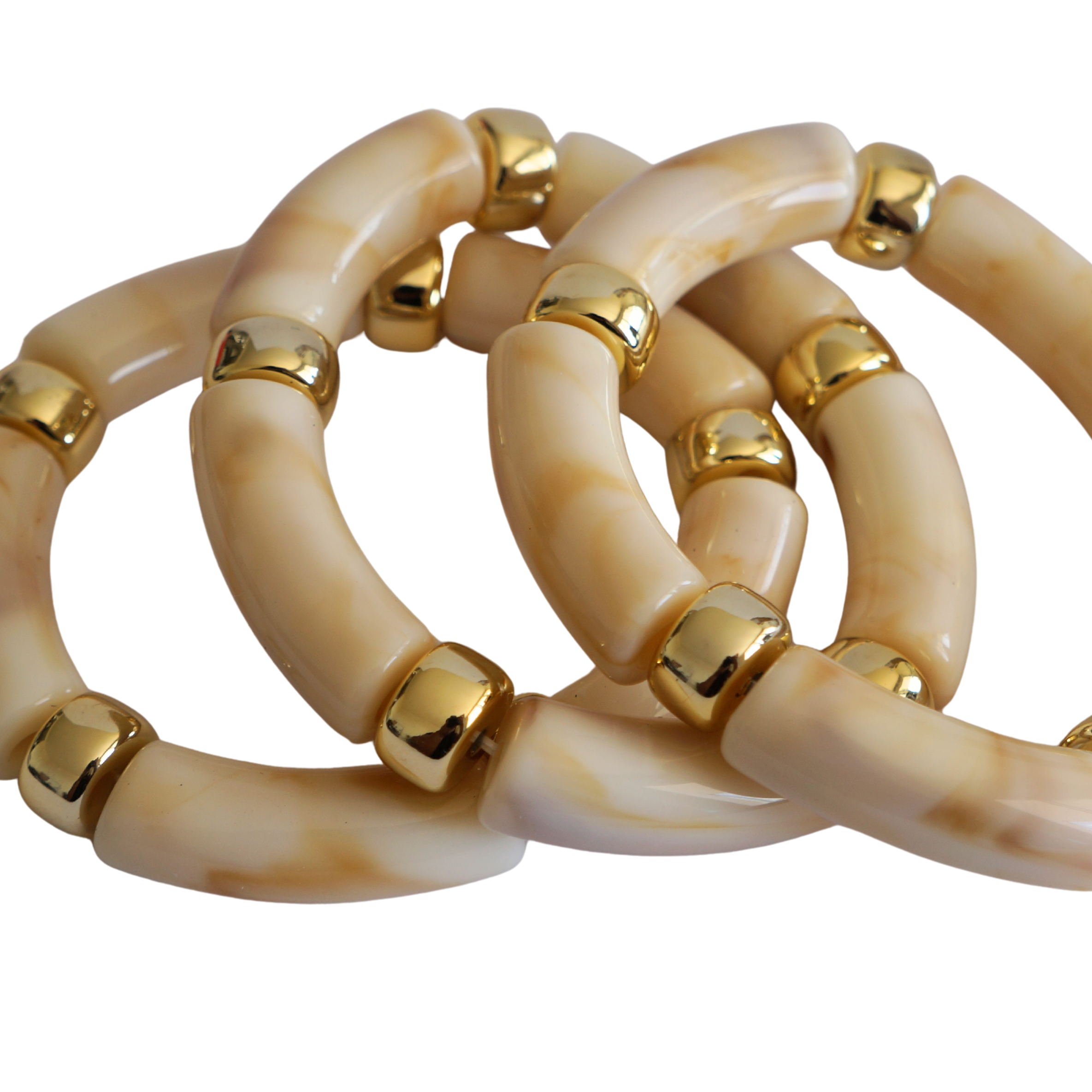 Pulsera set - Caramelo