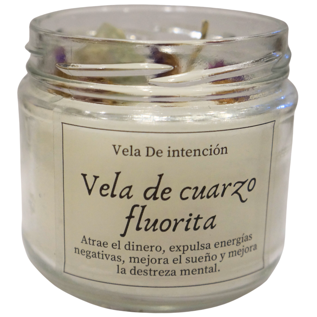 Vela aromatica con intención