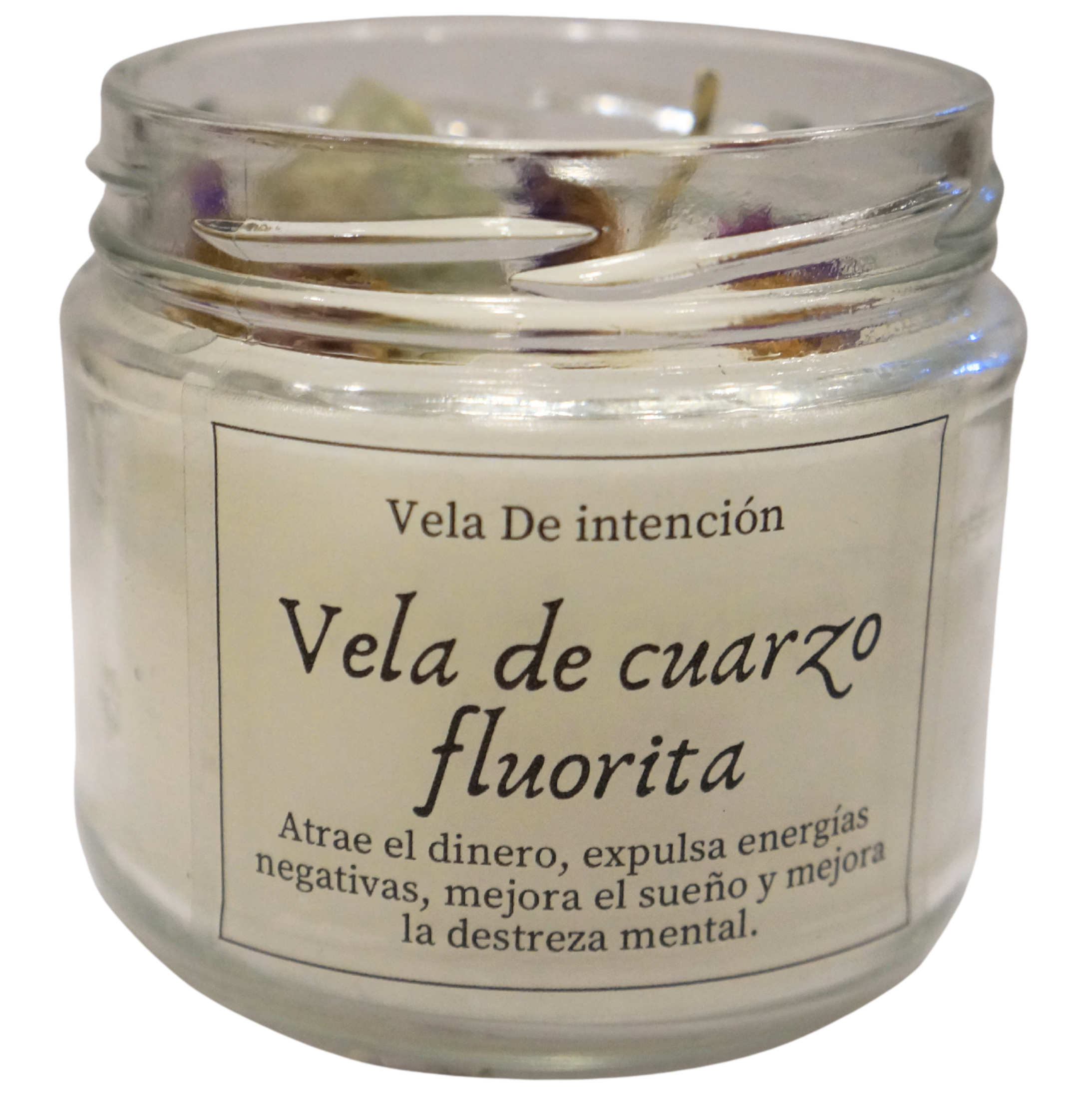 Vela aromatica con intención