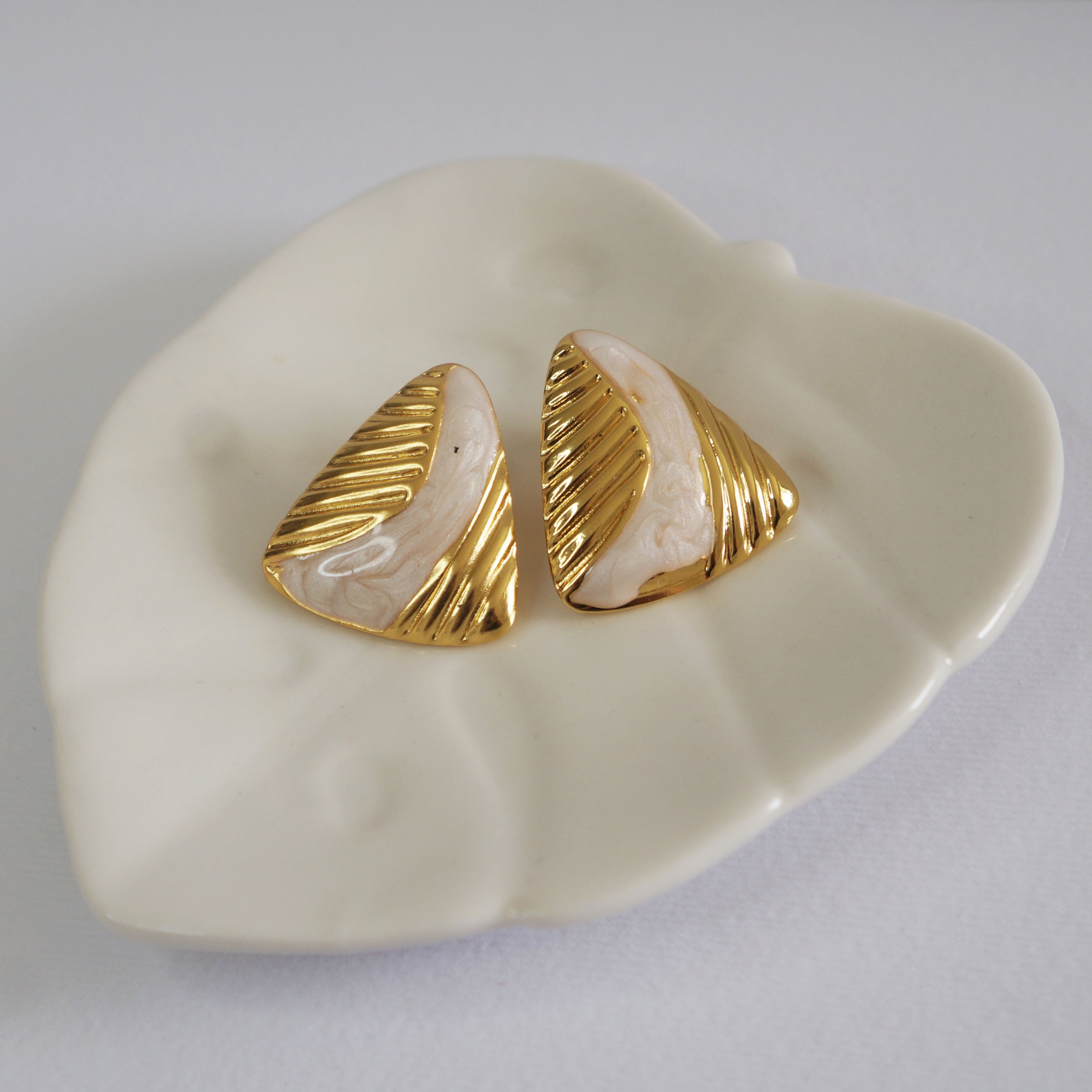 Aretes - Shell Marble