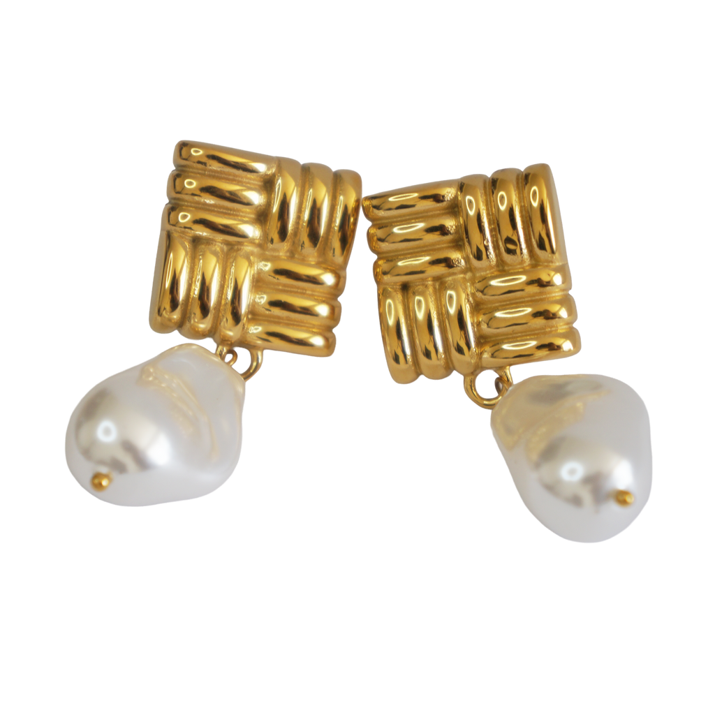 Aretes - Golden Weave