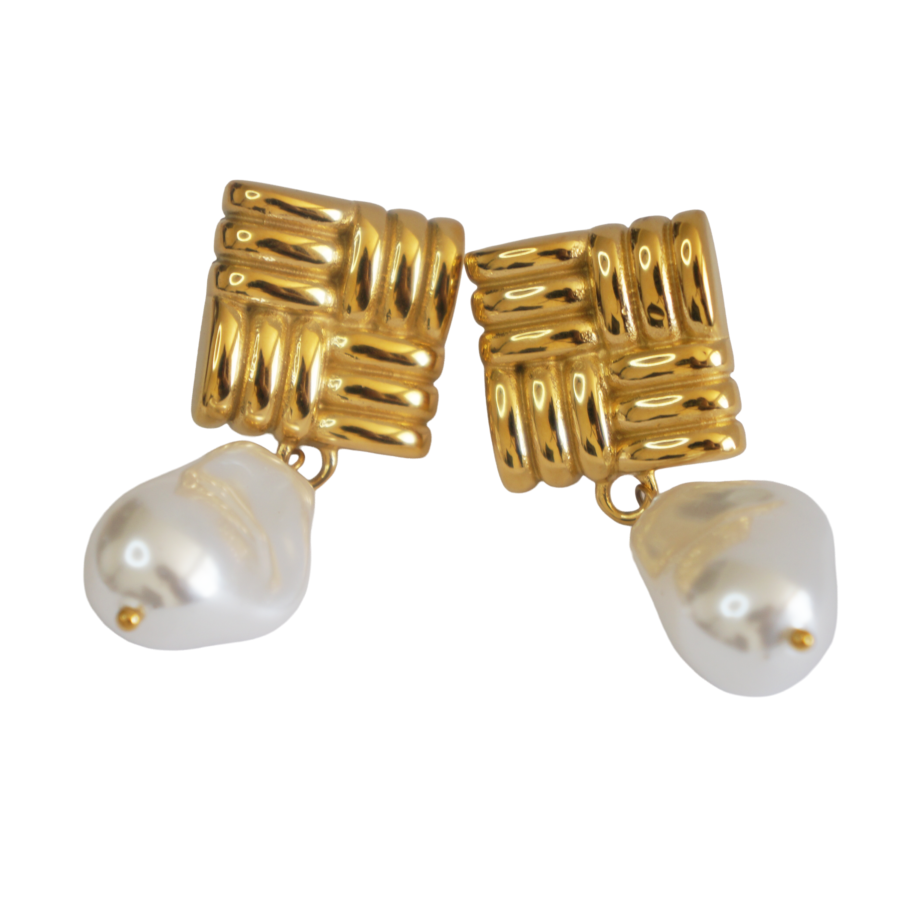 Aretes - Golden Weave