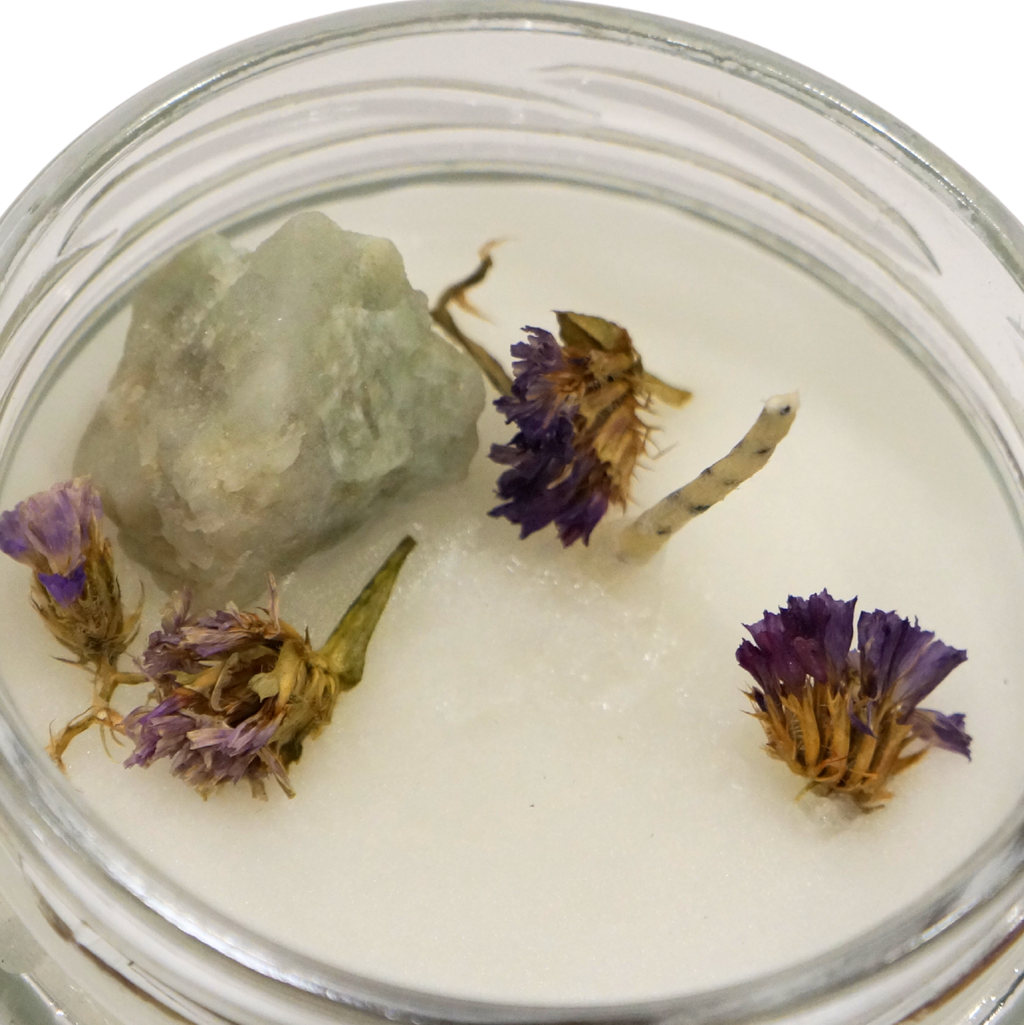 Vela aromatica con intención